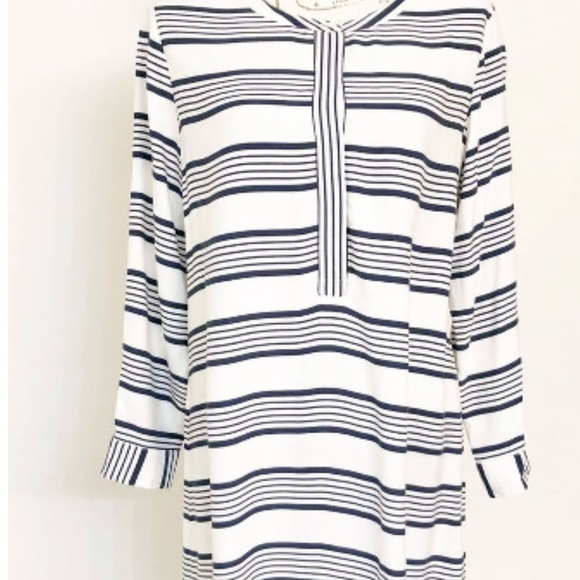 Vince Camuto striped tunic beach coverup - Picture 2 of 7